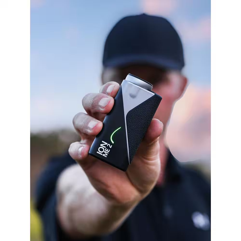 IONME2 Golf Rangefinder, OLED Display Golf Range Finder with Slope, 500 Yards, Pin Seeking, Magnetic, Compact Design