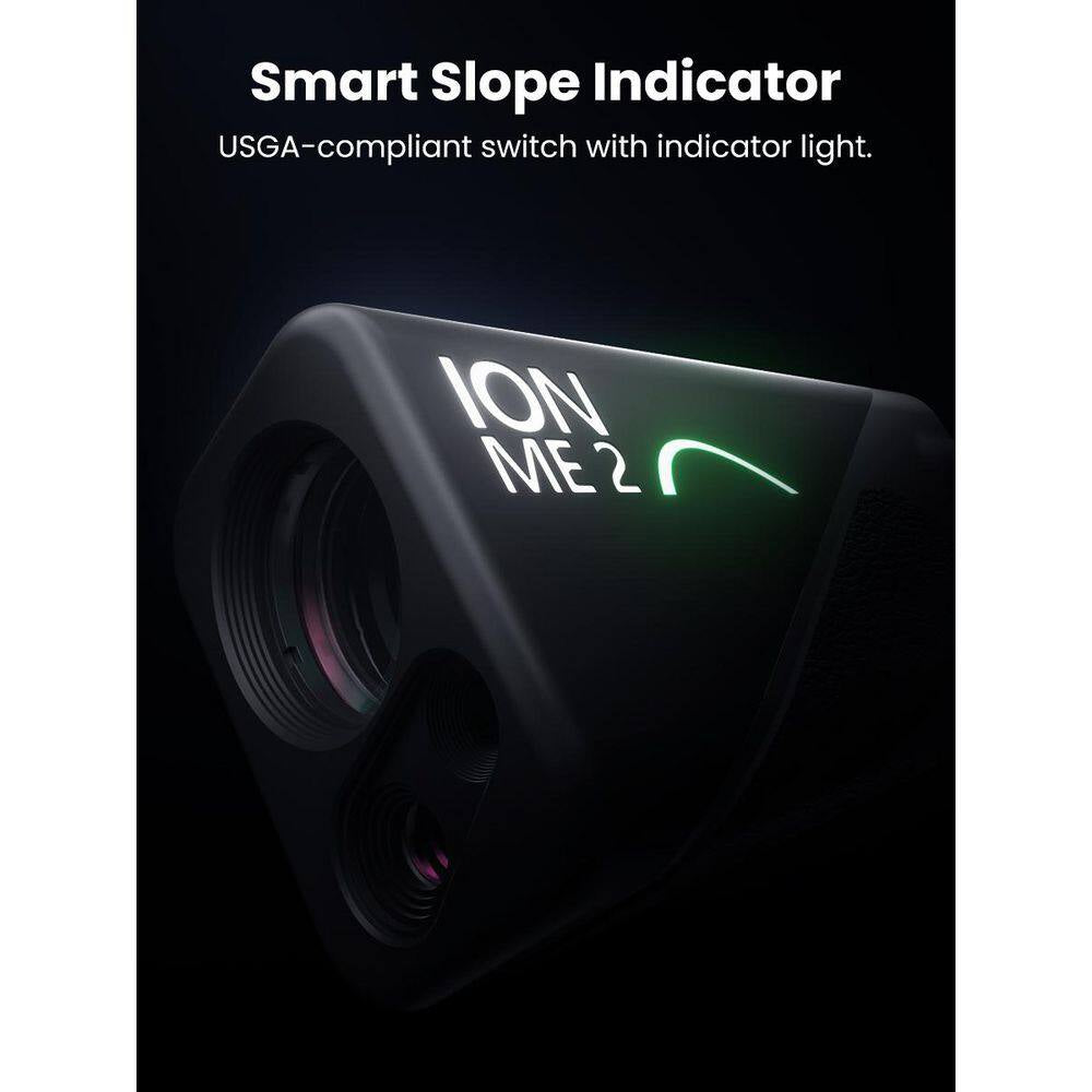 IONME2 Golf Rangefinder, OLED Display Golf Range Finder with Slope, 500 Yards, Pin Seeking, Magnetic, Compact Design